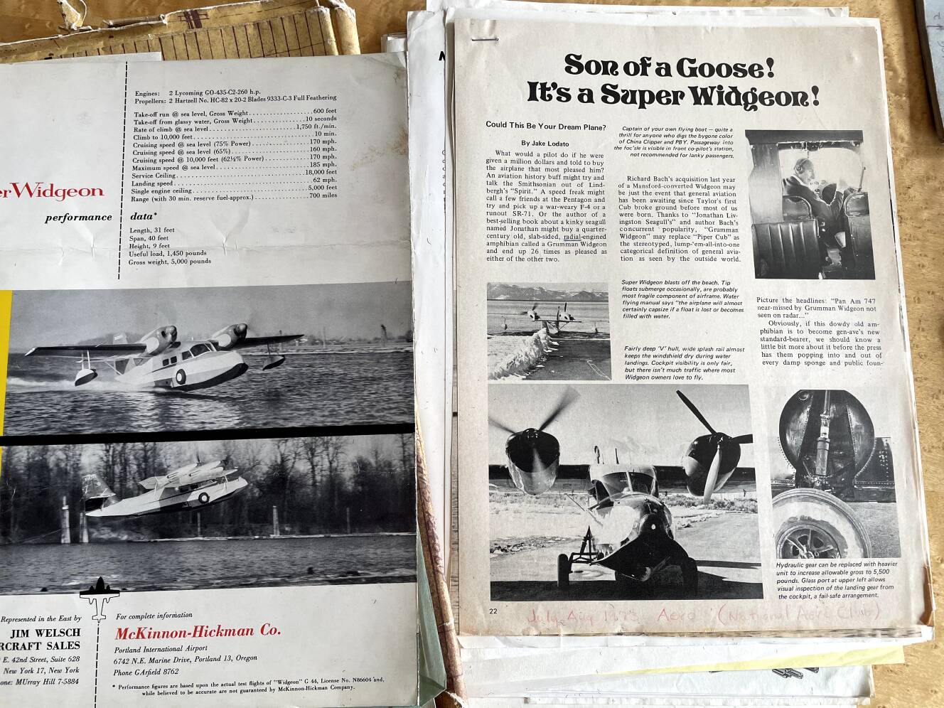A photo of this 1944 Grumman Widgeon G-44-A