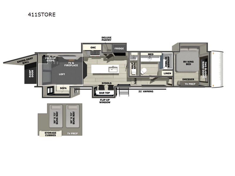 2026 Forest River Rv Cherokee Rogue Store 411STORE in batavia OH