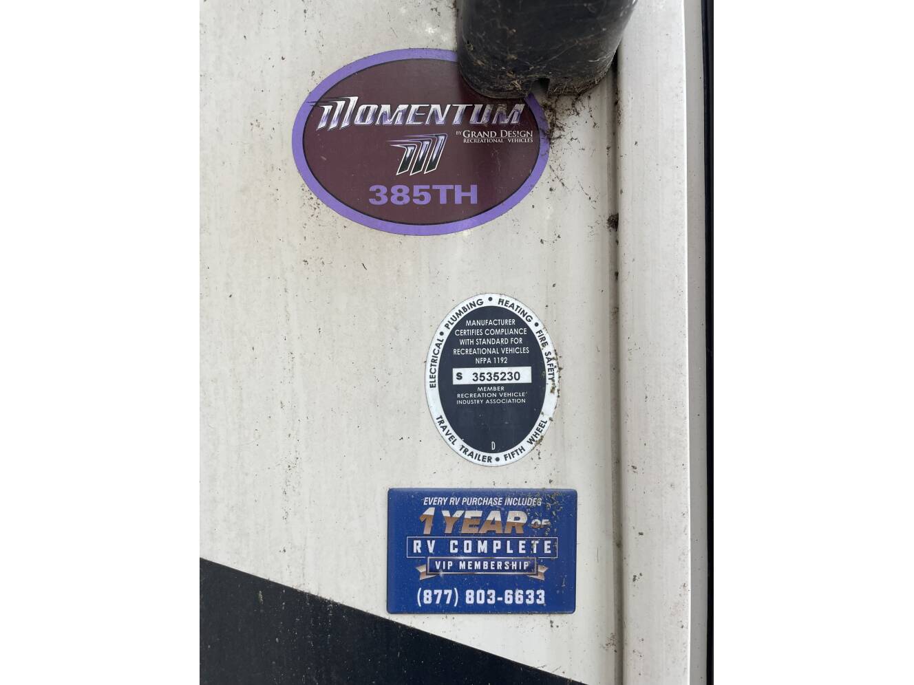 A photo of this 2015 Grand Design MOMENTUM 385TH