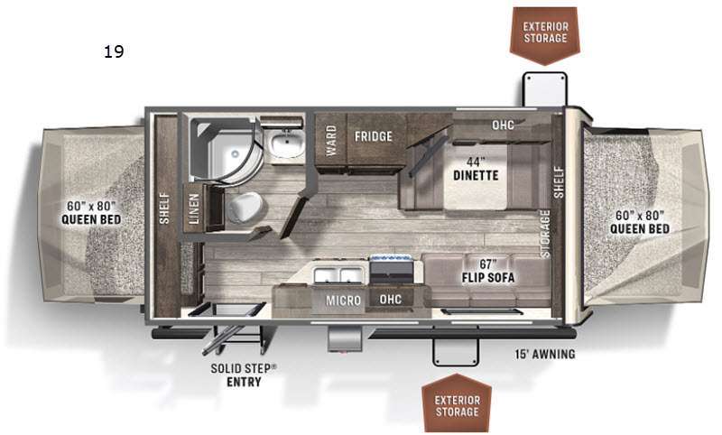 2021 Forest River Rv Rockwood Roo 19 in joppa MD