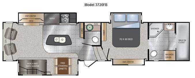 2013 Keystone Rv Alpine 3720FB in s. okeechobee FL