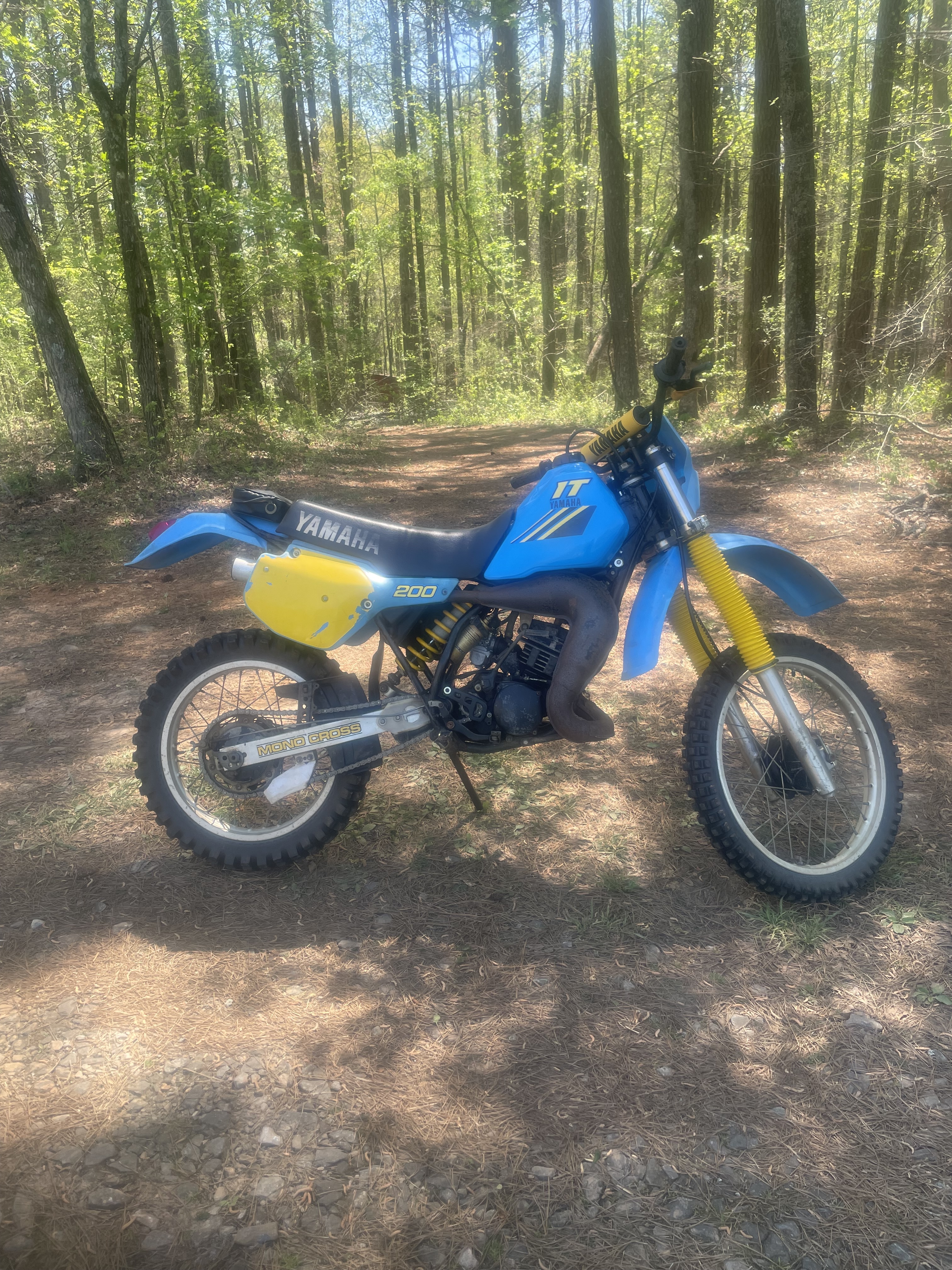 1984 Yamaha IT200 L Custom motorcycle