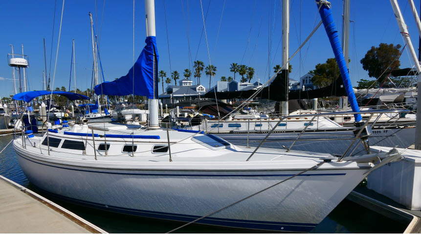 1989 Catalina 34 Tall Rig in san diego CA