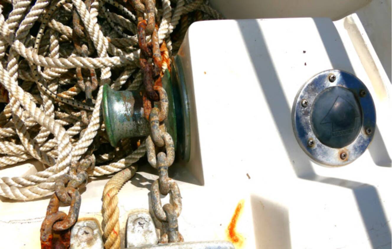 A photo of this 1989 Catalina 34 Tall Rig