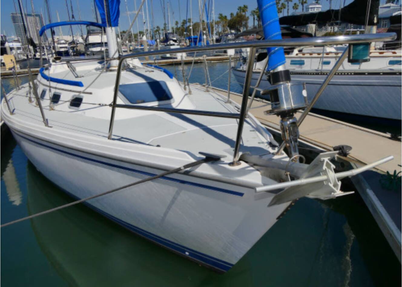 A photo of this 1989 Catalina 34 Tall Rig