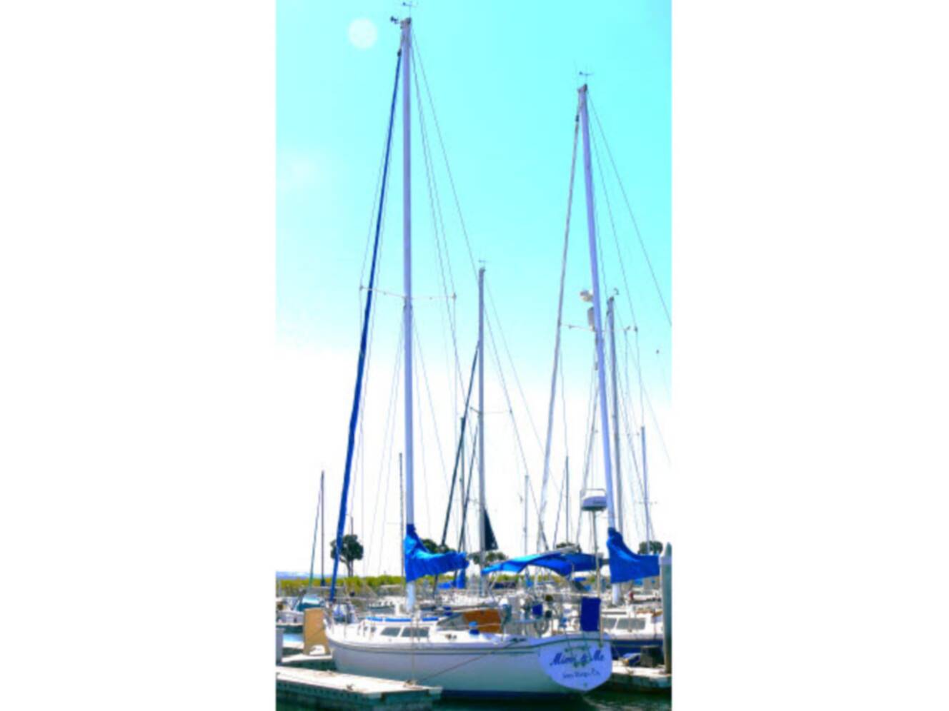 A photo of this 1989 Catalina 34 Tall Rig