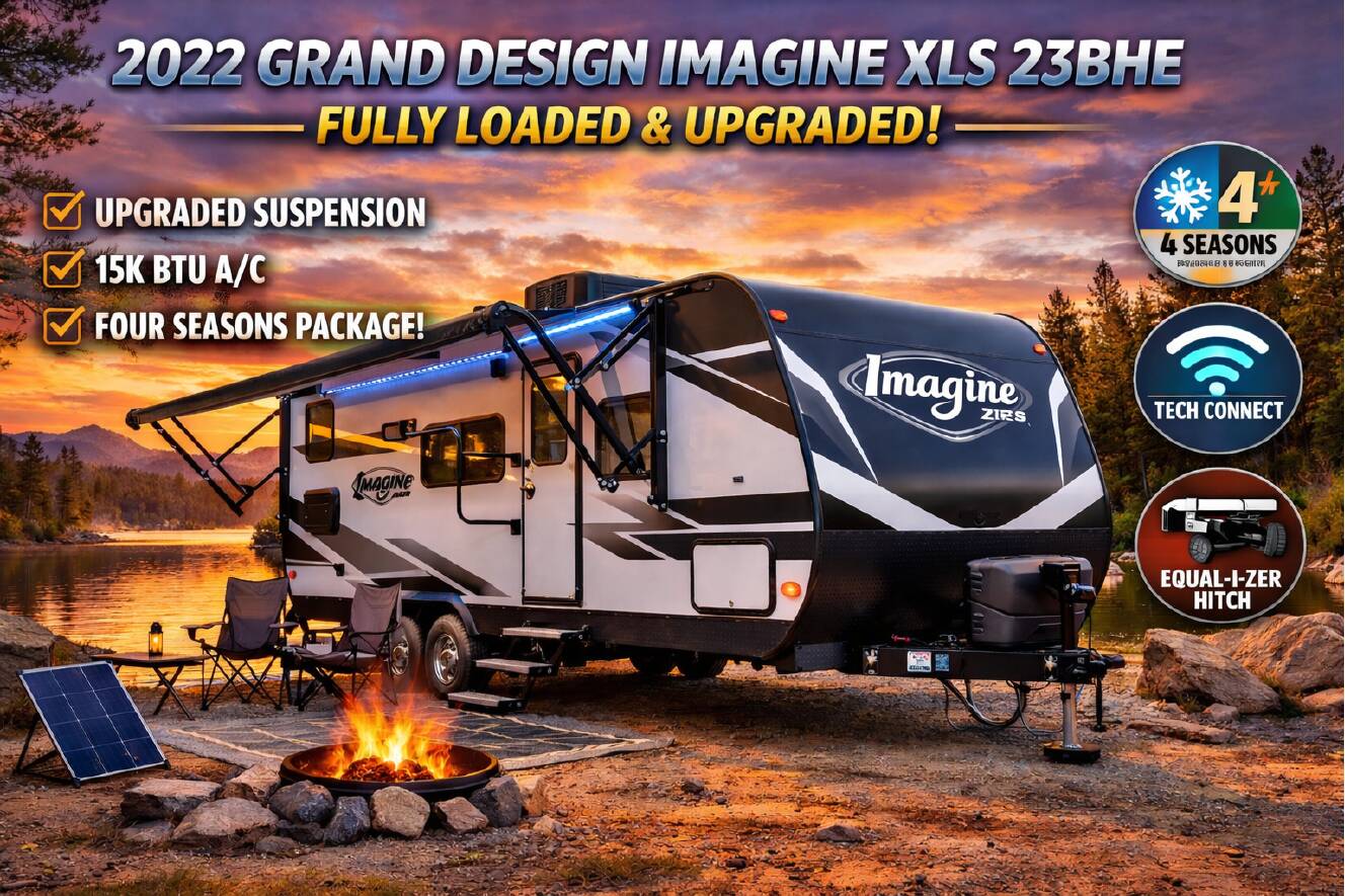A photo of this 2022 Grand Design IMAGINE XLS 23BHE