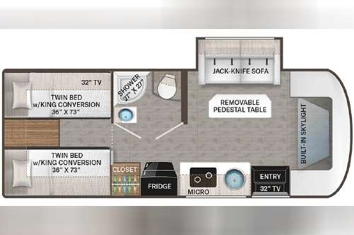 2026 Thor Motor Coach GEMINI 24KB in wixom MI