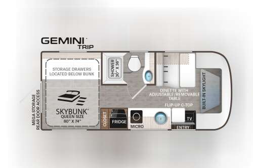 2026 Thor Motor Coach GEMINI 22MT in wixom MI