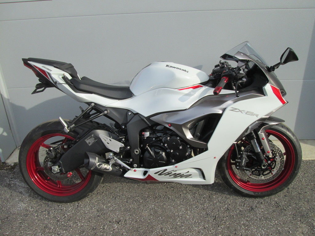 White 2024 Kawasaki Ninja ZX-6R Motorcycles For Sale - Cycle Trader