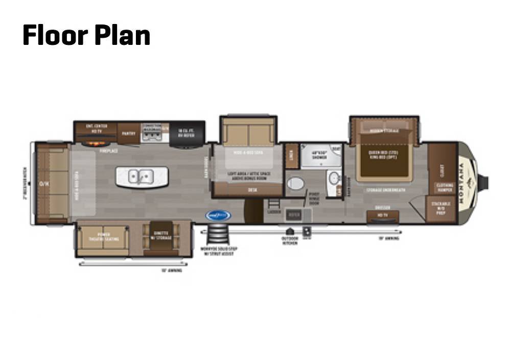 2020 Keystone Montana 3854BR in tallassee AL