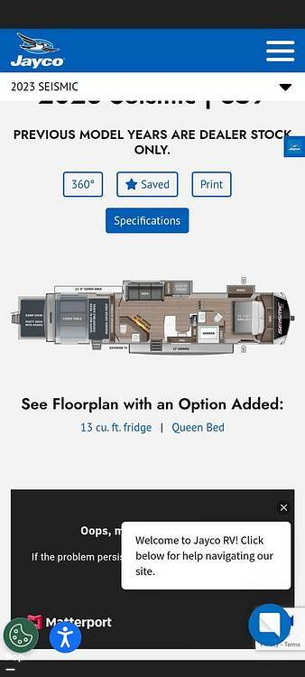 2023 Jayco Seismic 359 in westover AL