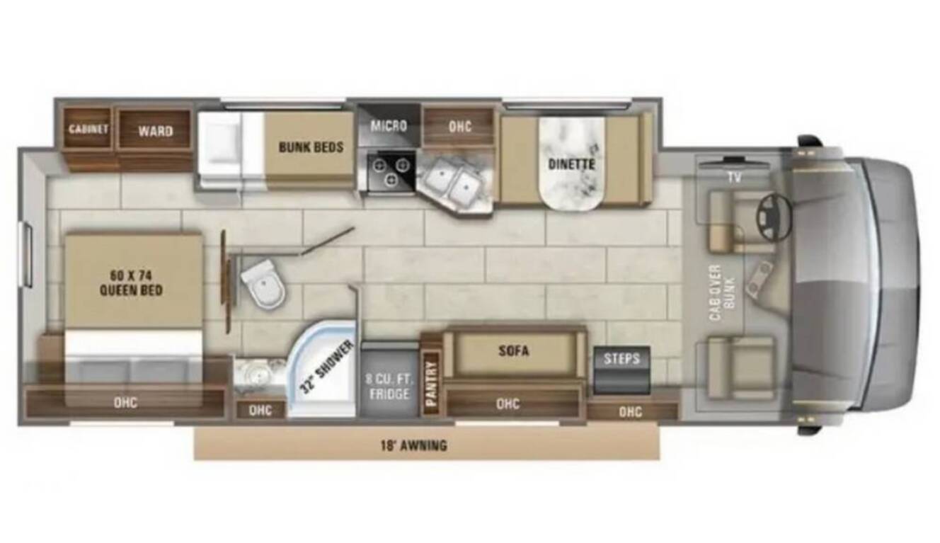 A photo of this 2021 Jayco Redhawk 31F