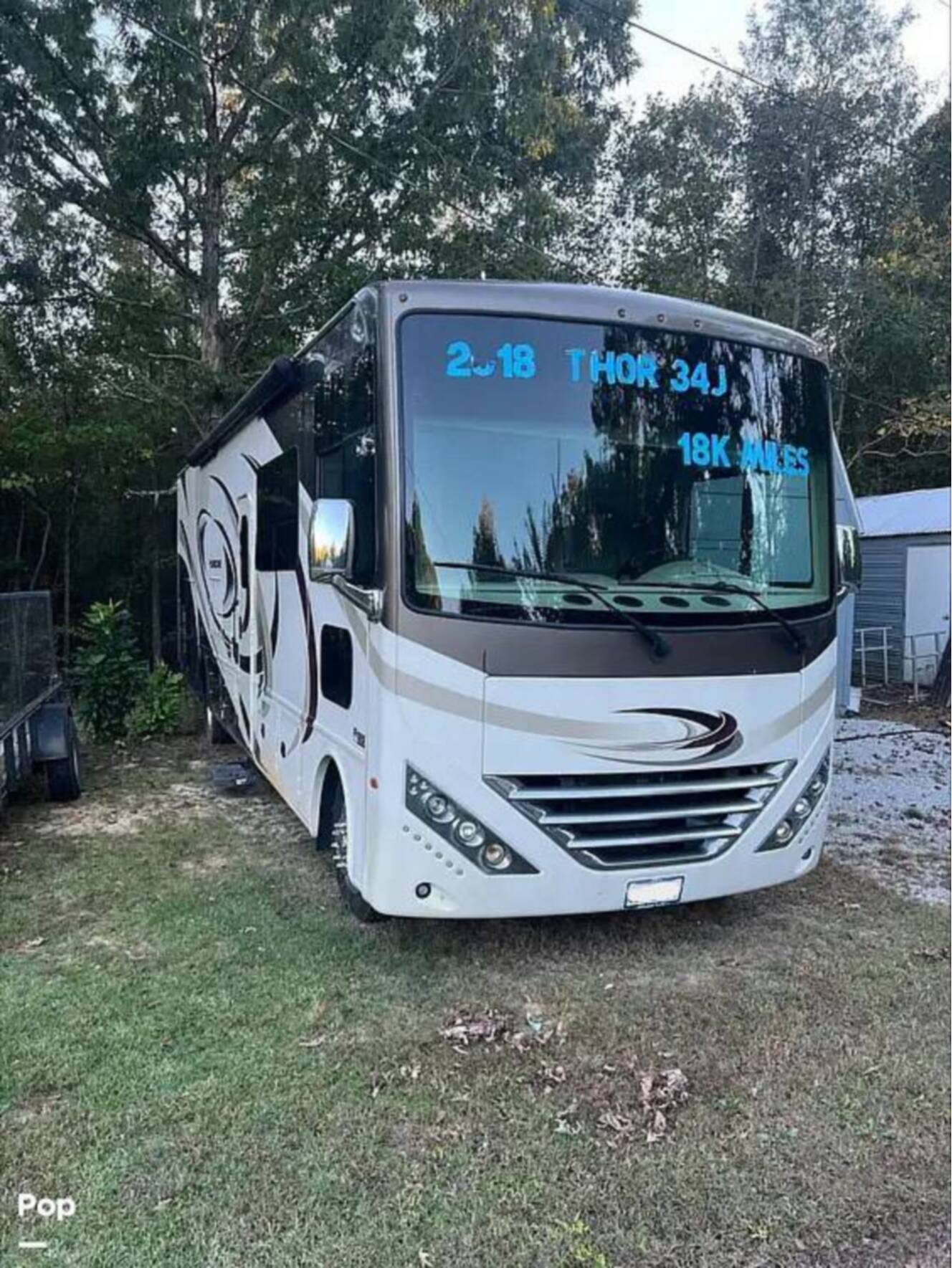 A photo of this 2018 Thor Motor Coach Hurricane 34J
