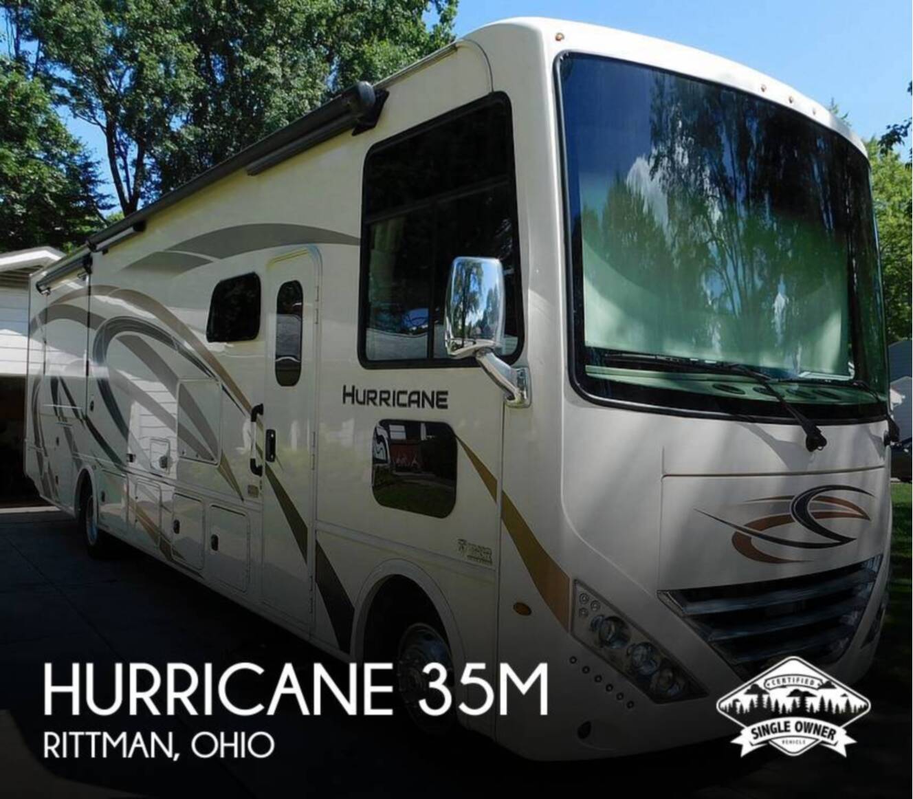 A photo of this 2020 Thor Motor Coach Hurricane 35M
