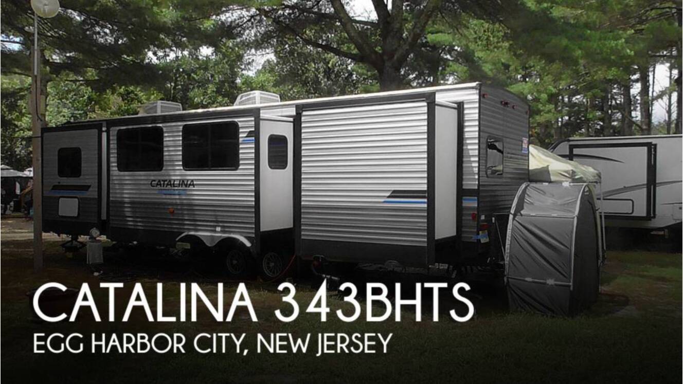A photo of this 2023 Forest River Catalina 343BHTS