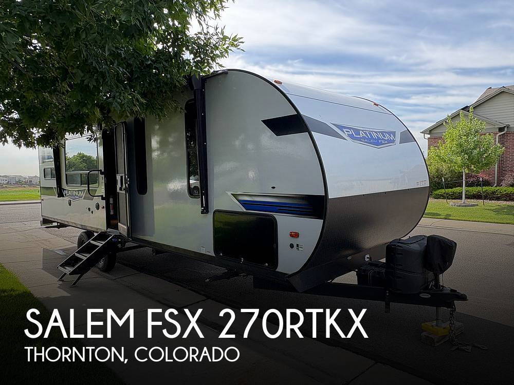 2022 Forest River Salem FSX 270RTKX Travel Trailer Toy Hauler RV