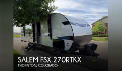 2022 Forest River Salem FSX 270RTKX Travel Trailer Toy Hauler RV