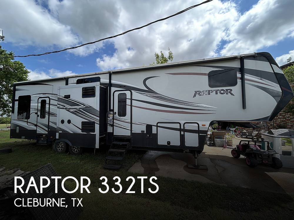 2015 Keystone Raptor 332TS Fifth Wheel Toy Hauler RV