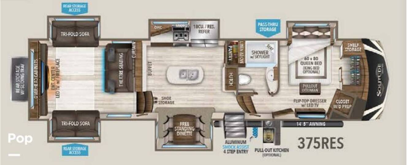 A photo of this 2019 Grand Design Solitude 375RES
