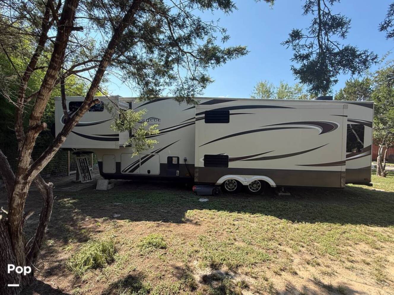 A photo of this 2015 Grand Design Solitude 369RL