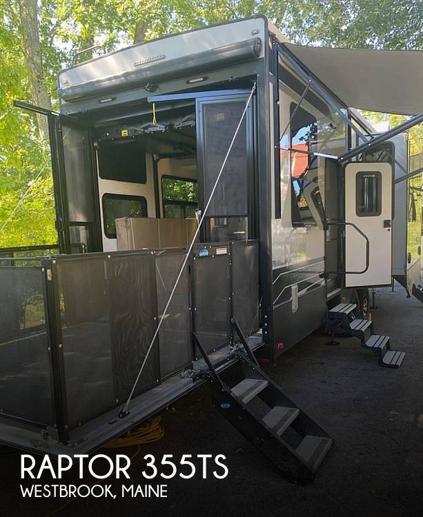 2019 Keystone Raptor 355TS Fifth Wheel Toy Hauler RV