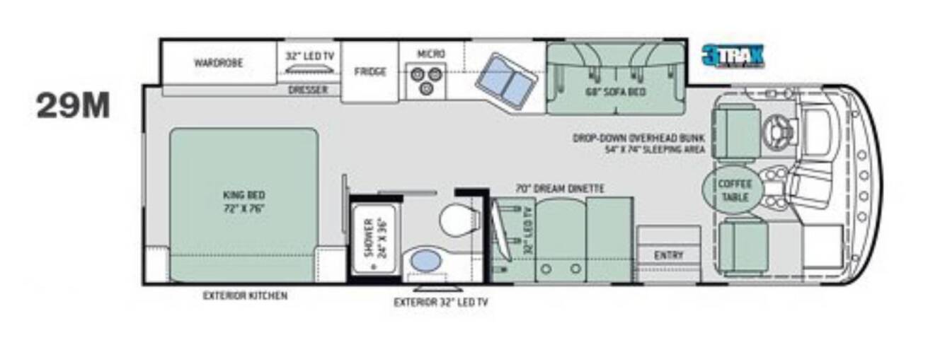 A photo of this 2017 Thor Motor Coach Hurricane 29M
