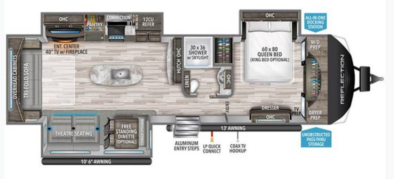 A photo of this 2021 Grand Design Reflection 315RLTS
