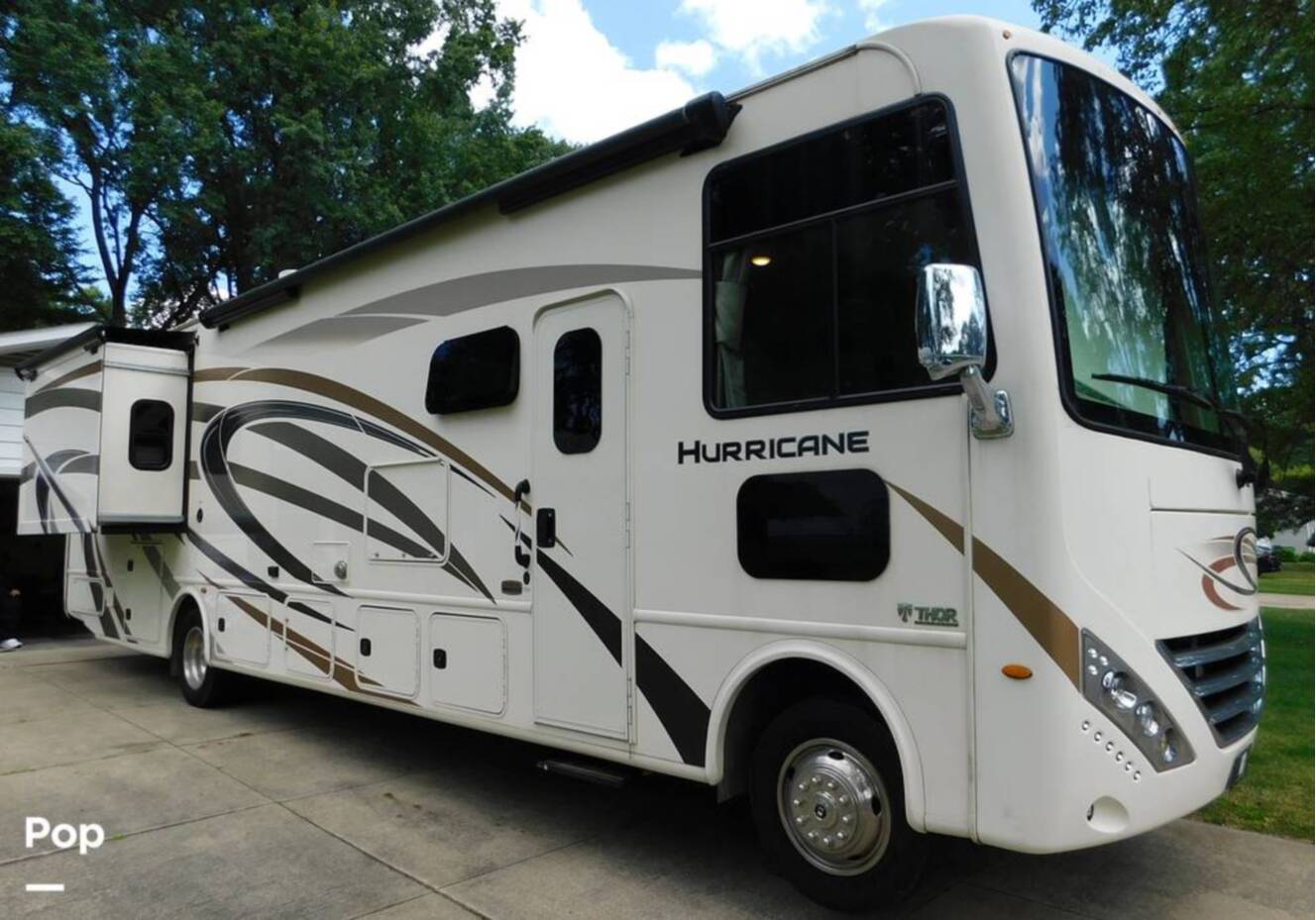 A photo of this 2020 Thor Motor Coach Hurricane 35M
