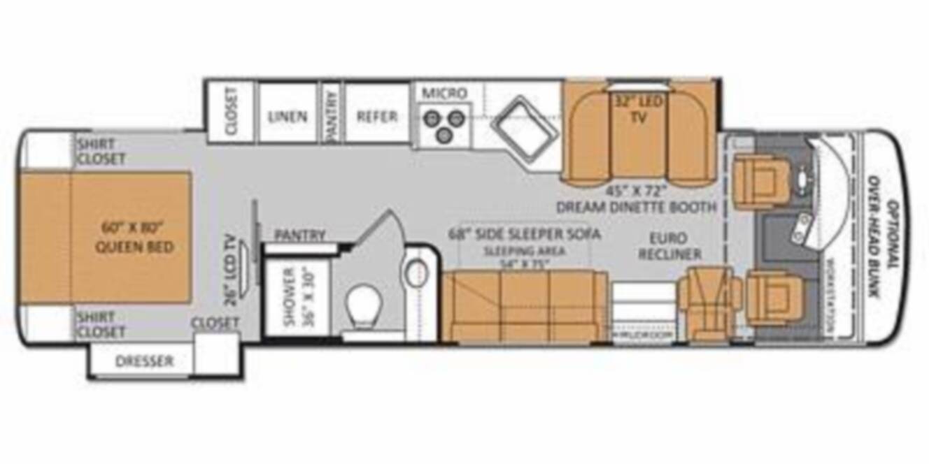 A photo of this 2013 Thor Motor Coach Palazzo 33.2