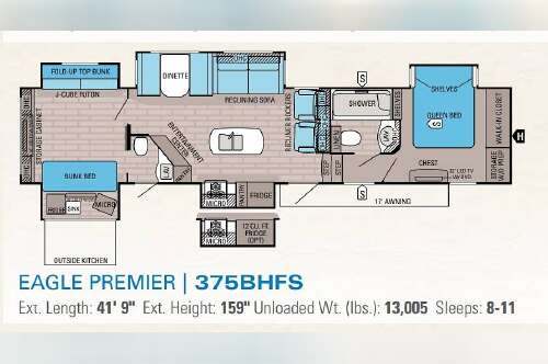 2015 Jayco Eagle Premier 375BHFS in cumberland VA