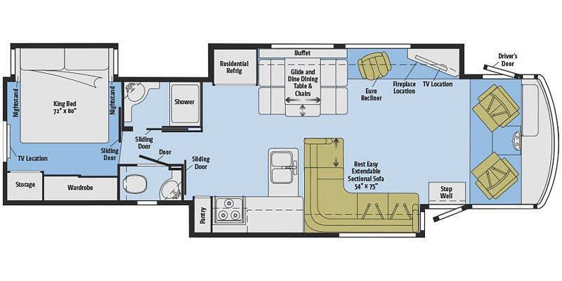 2017 Winnebago Adventurer 38Q in deerfield beach FL