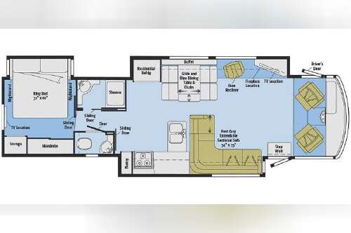 2017 Winnebago Adventurer 38Q in deerfield beach FL