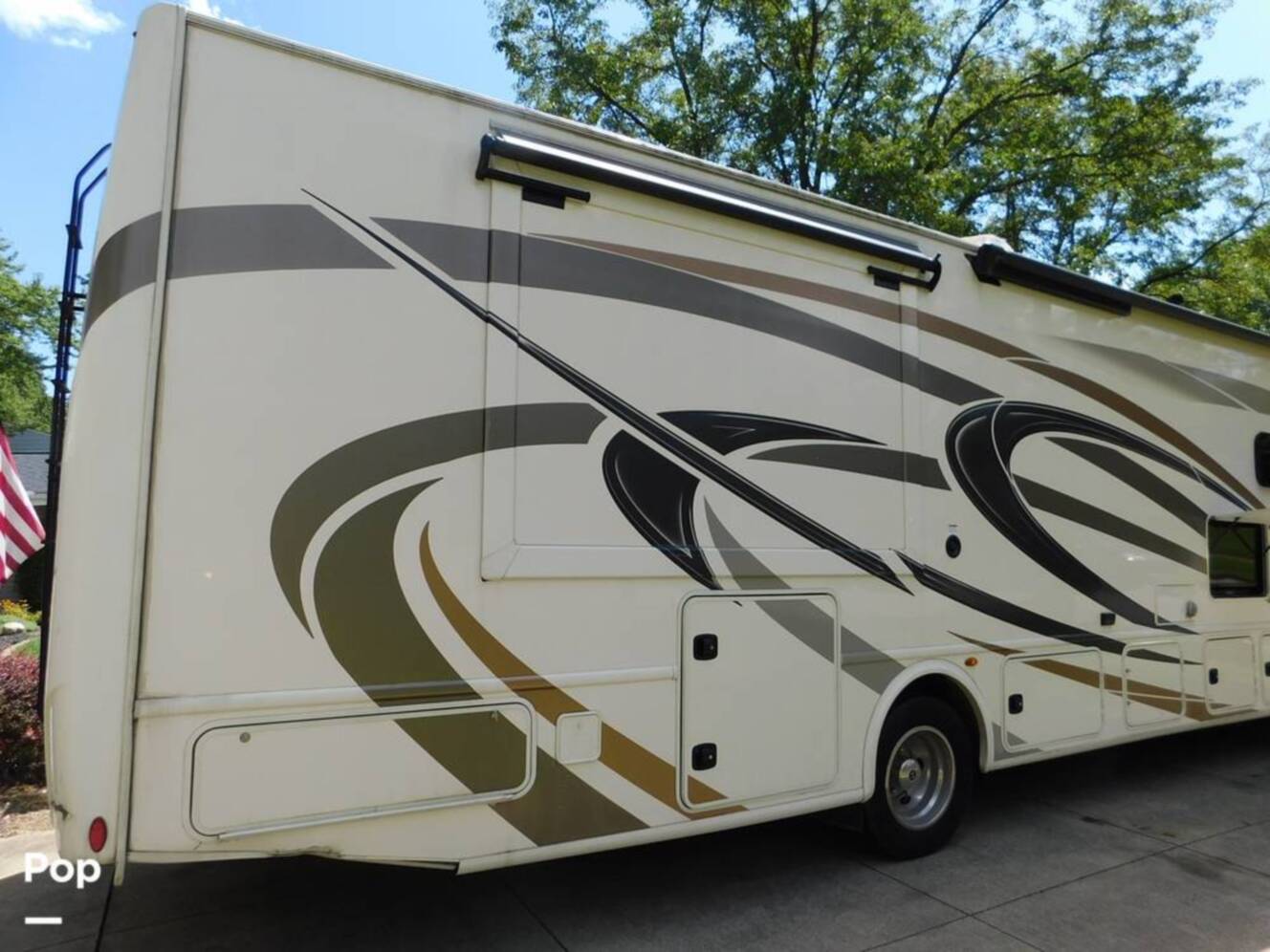 A photo of this 2020 Thor Motor Coach Hurricane 35M