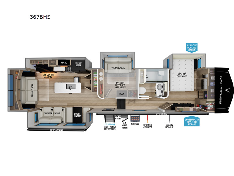 2026 Grand Design Reflection 367BHS in ripon CA