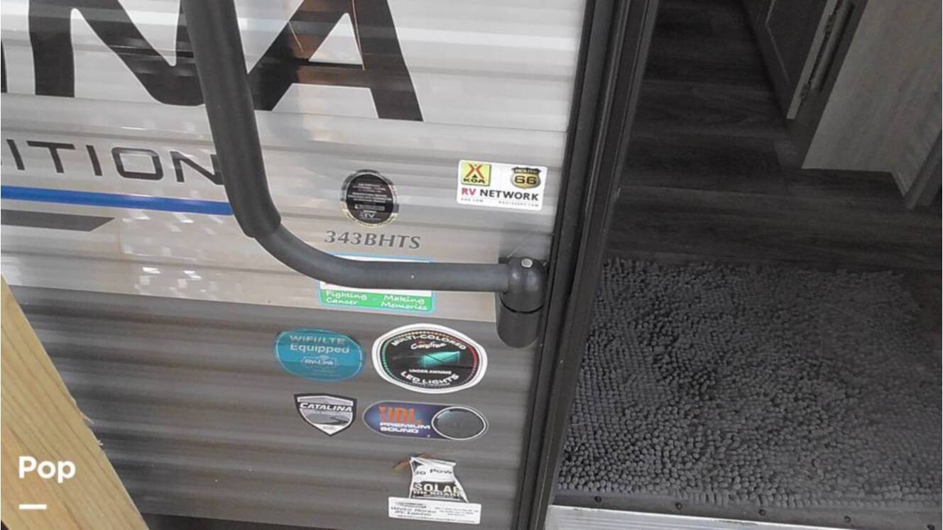 A photo of this 2023 Forest River Catalina 343BHTS