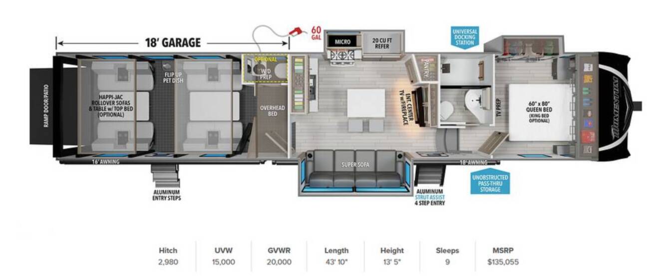 A photo of this 2023 Grand Design Momentum 398M