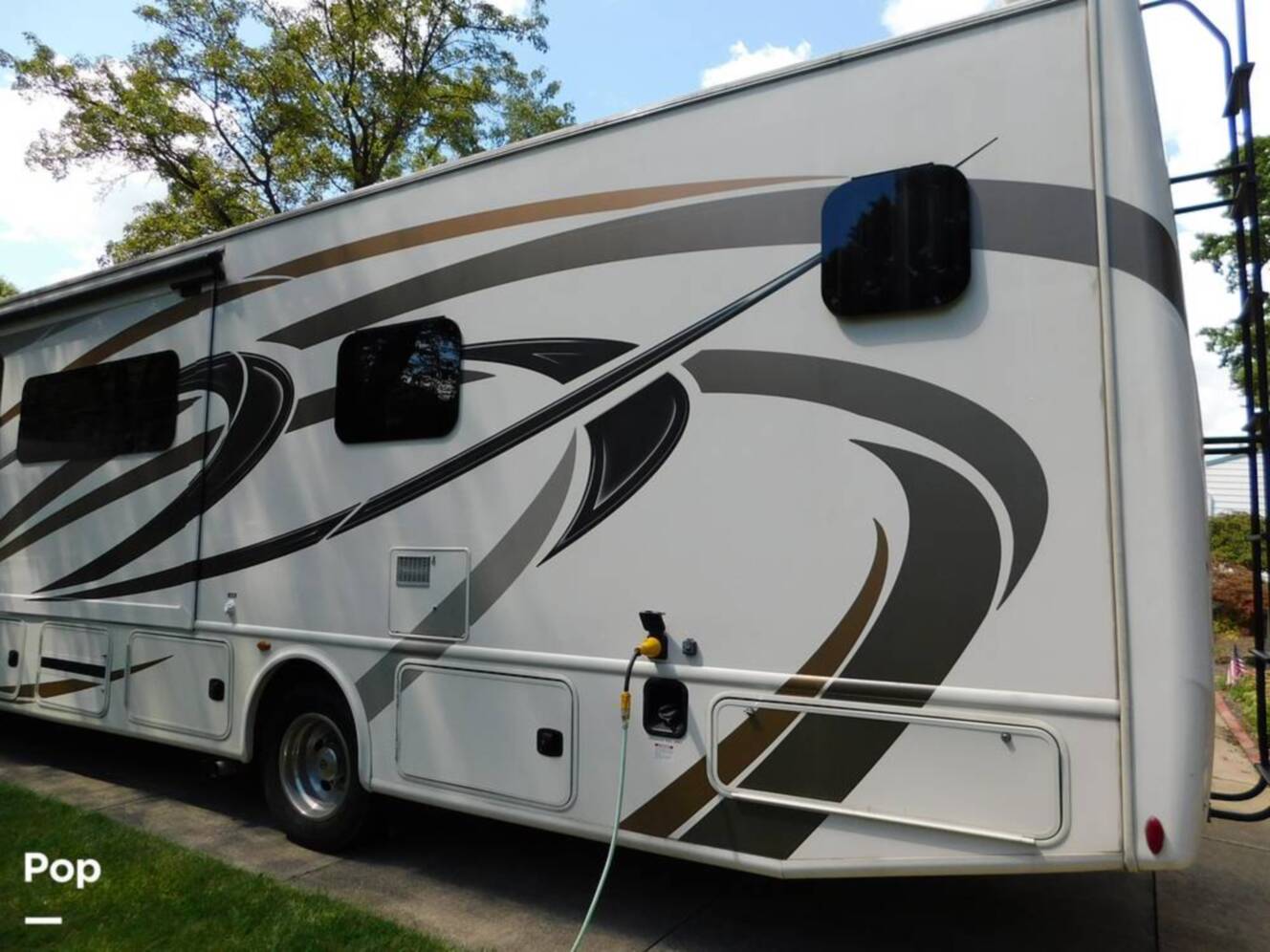 A photo of this 2020 Thor Motor Coach Hurricane 35M