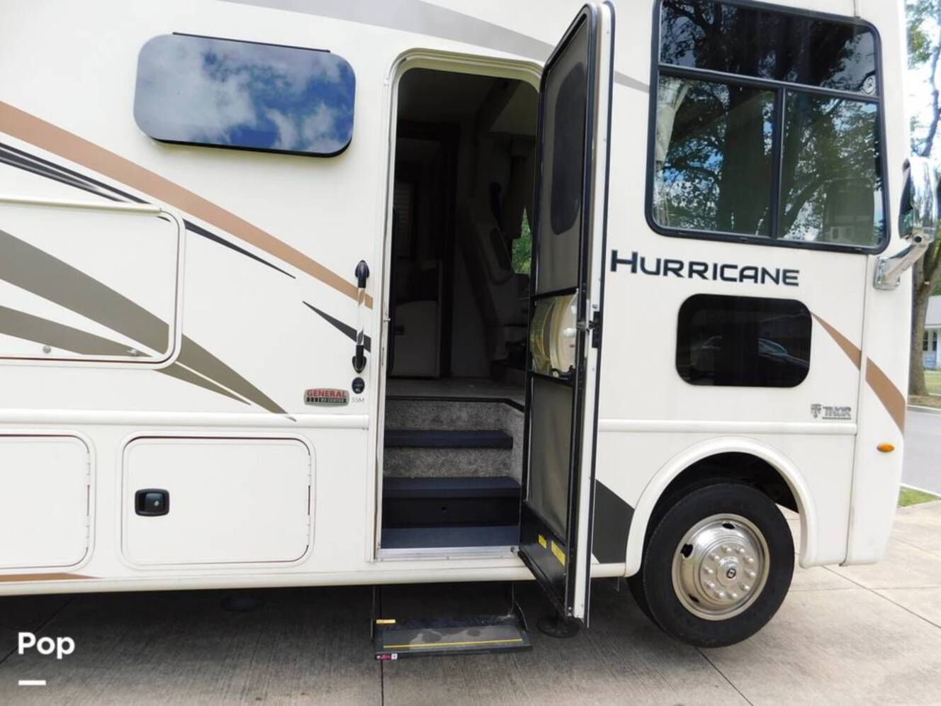 A photo of this 2020 Thor Motor Coach Hurricane 35M