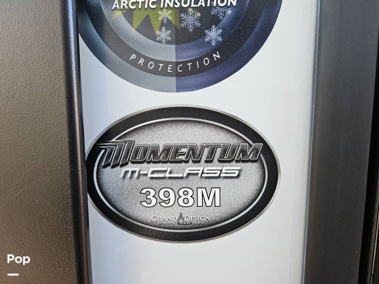 A photo of this 2023 Grand Design Momentum 398M