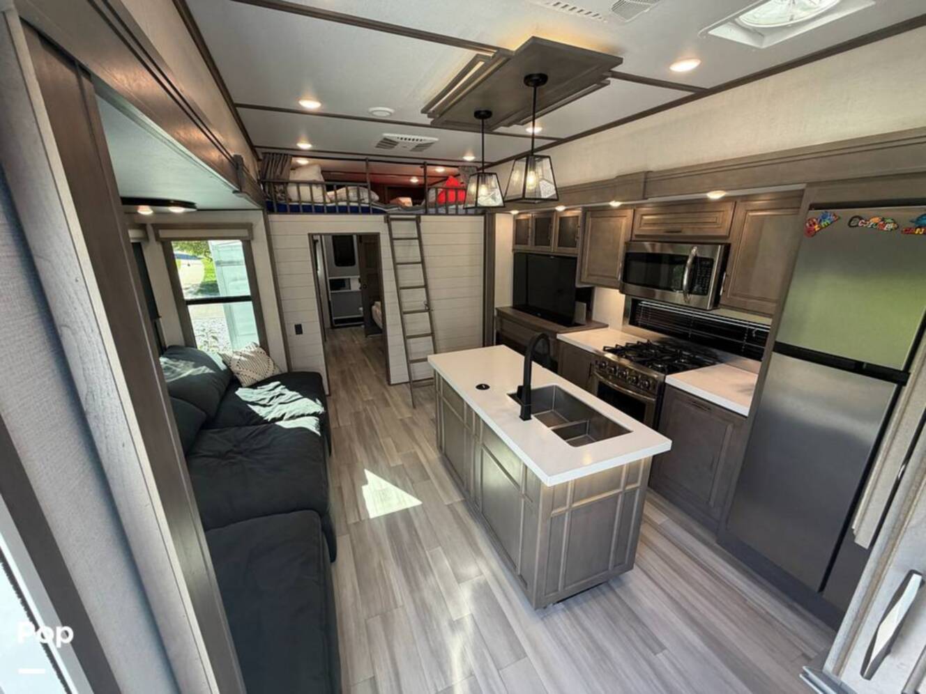A photo of this 2023 Grand Design Solitude 391DL