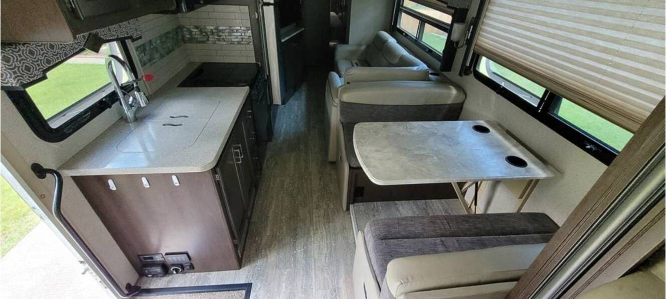 A photo of this 2020 Thor Motor Coach Hurricane 35M