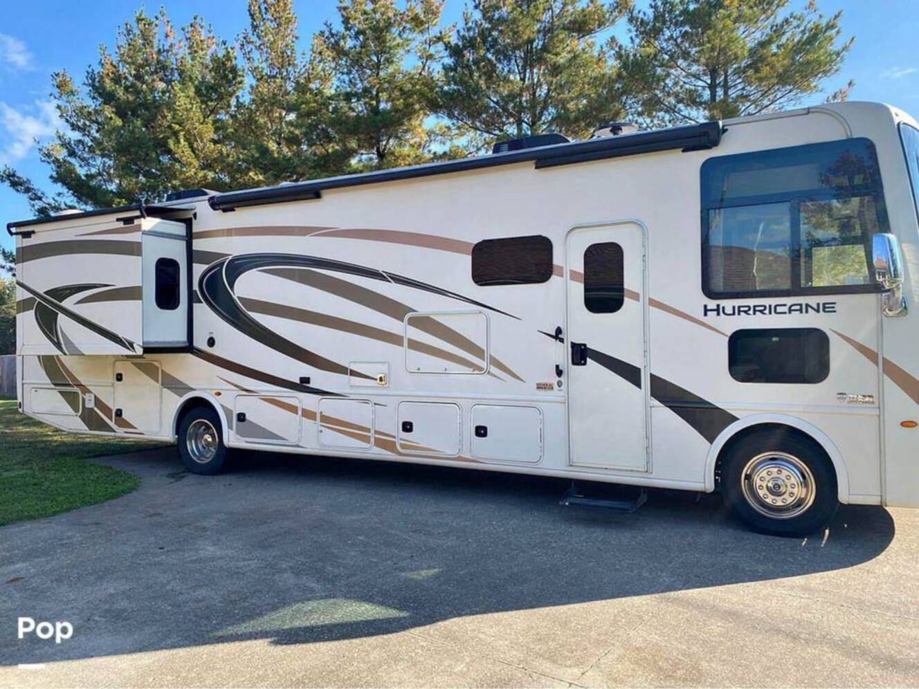 A photo of this 2019 Thor Motor Coach Hurricane 35M