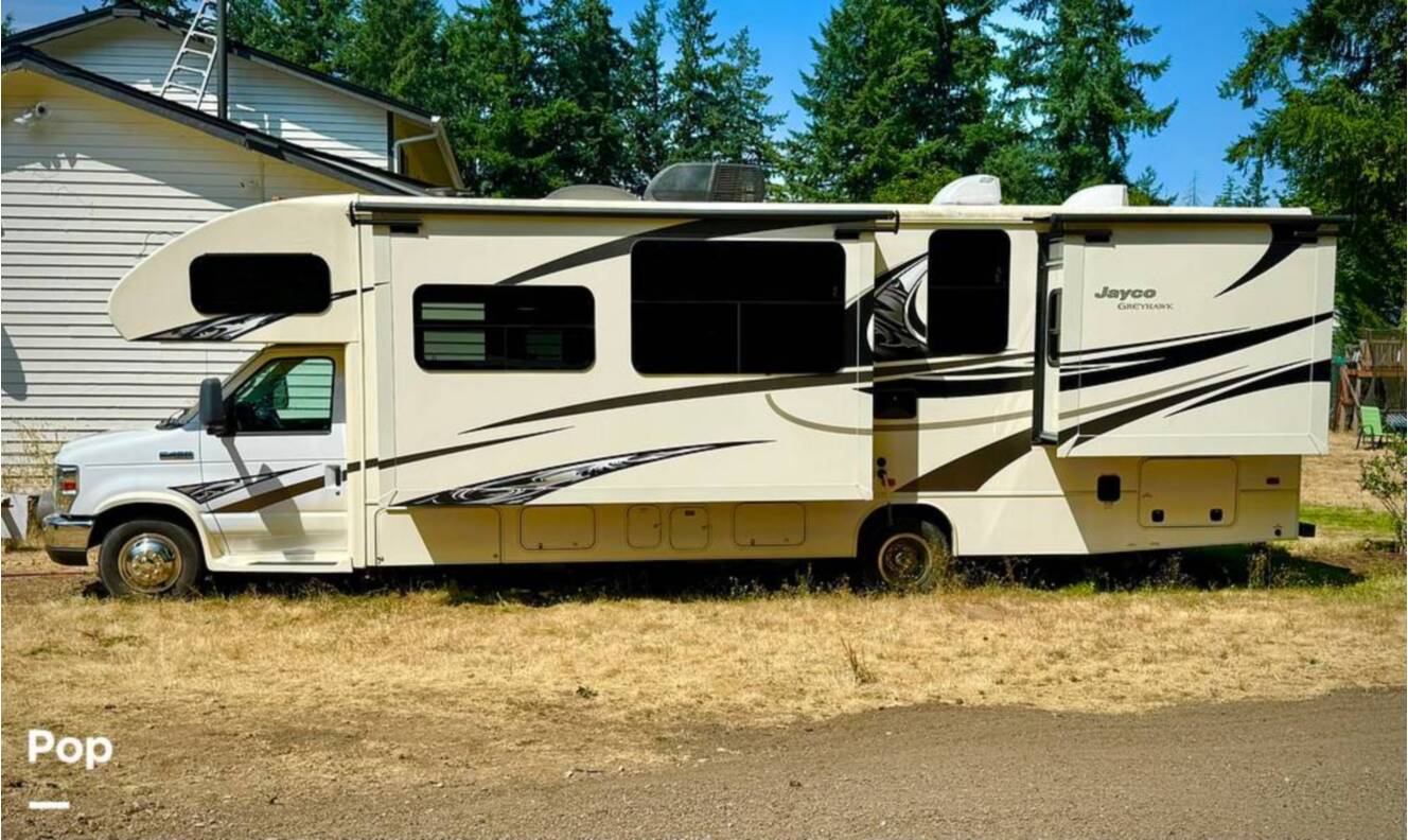 A photo of this 2017 Jayco Greyhawk 29MV