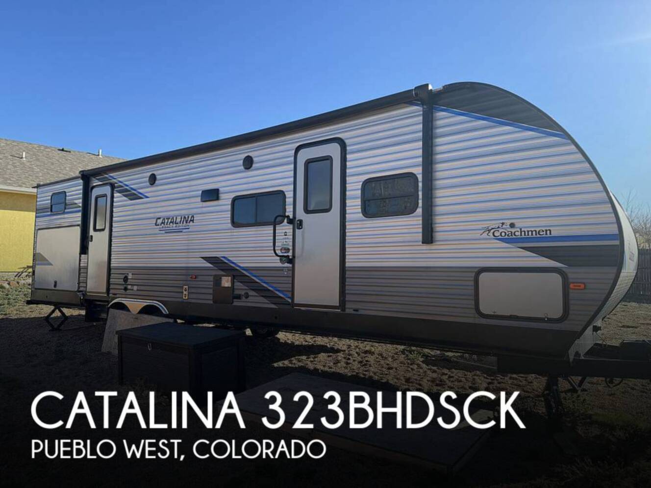 A photo of this 2022 Forest River Catalina 323BHDSCK