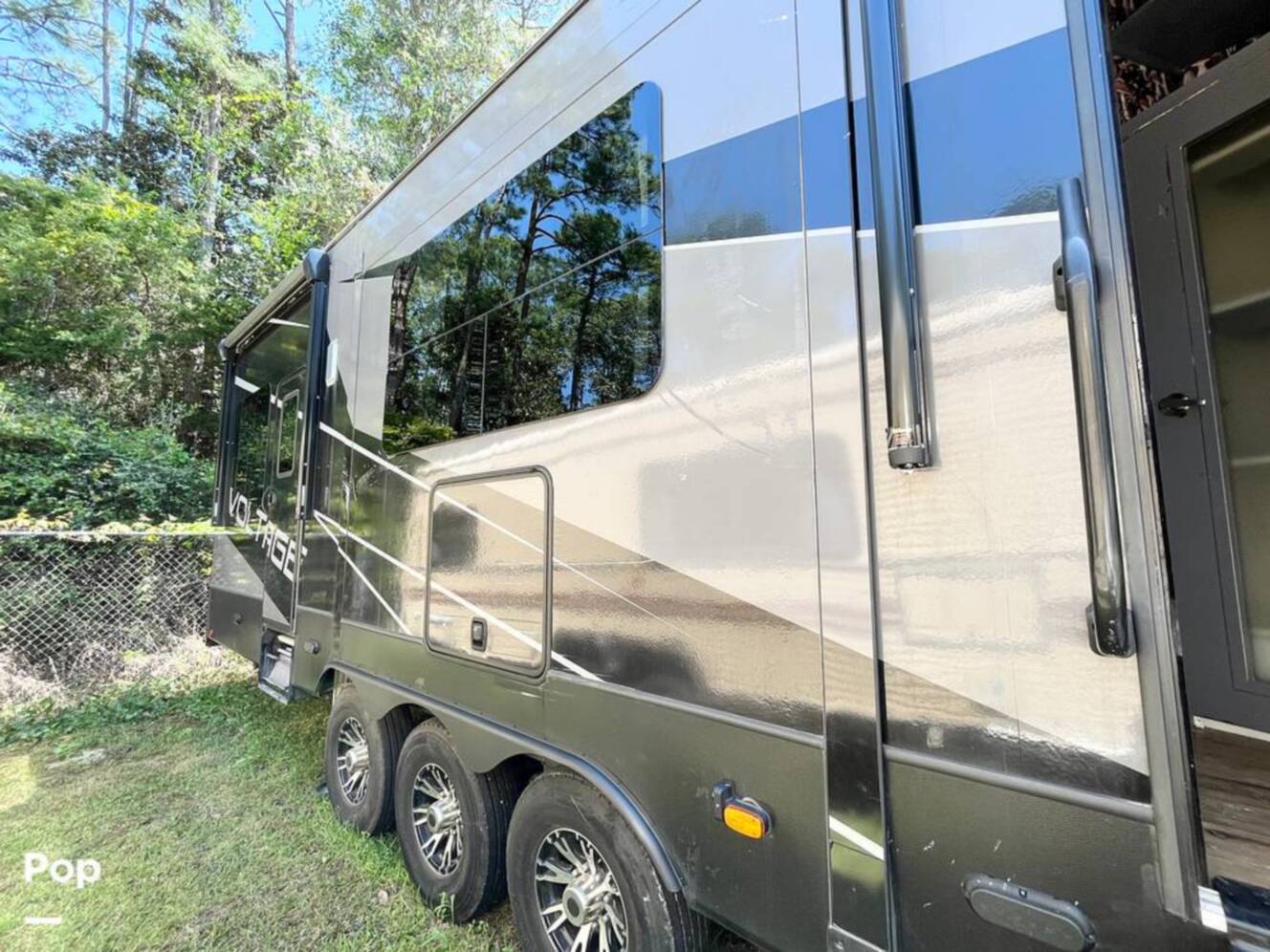 A photo of this 2021 Dutchmen Voltage 4205