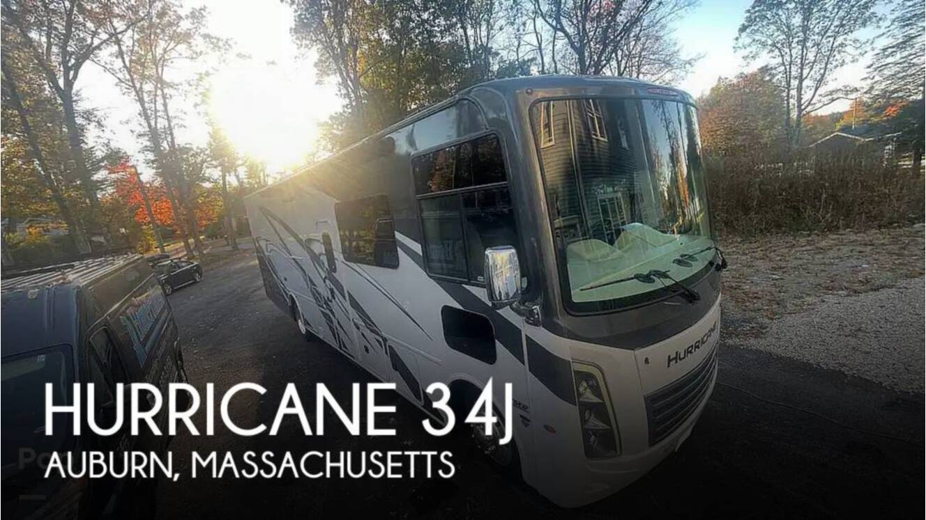 A photo of this 2023 Thor Motor Coach Hurricane 34J