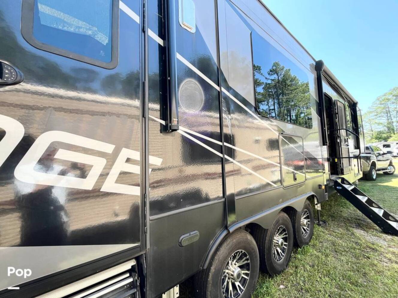A photo of this 2021 Dutchmen Voltage 4205