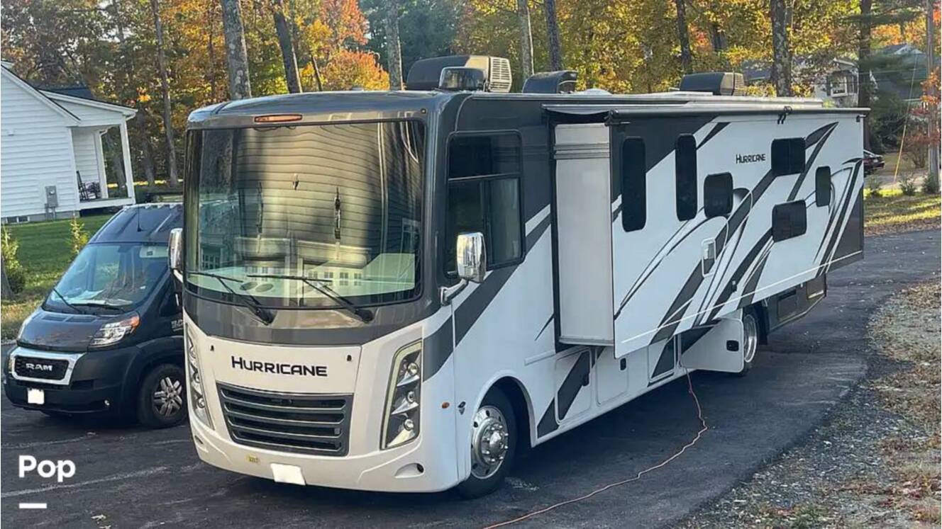 A photo of this 2023 Thor Motor Coach Hurricane 34J