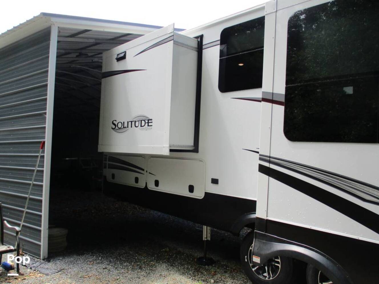 A photo of this 2022 Grand Design Solitude 390 RK